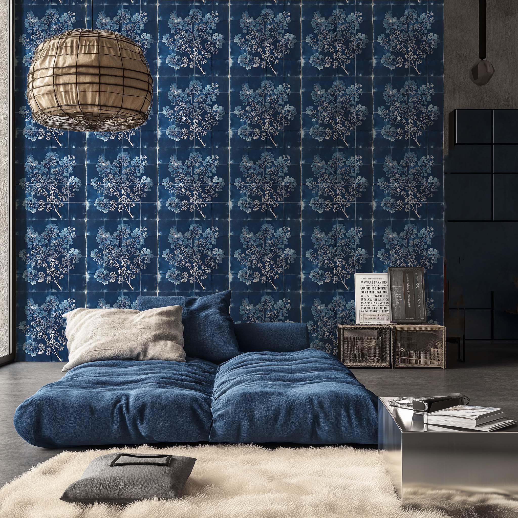 Feuille de papier peint n°10 - Nara Minuit