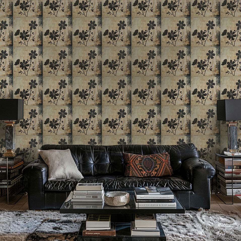 Wallpaper sheet no. 10 - Toledo Noir