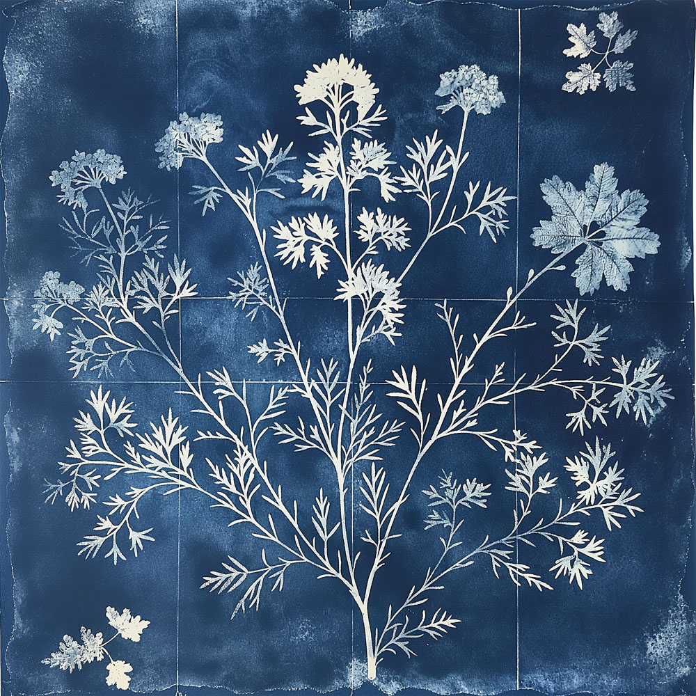 Feuille de papier peint n°11 - Nara Minuit