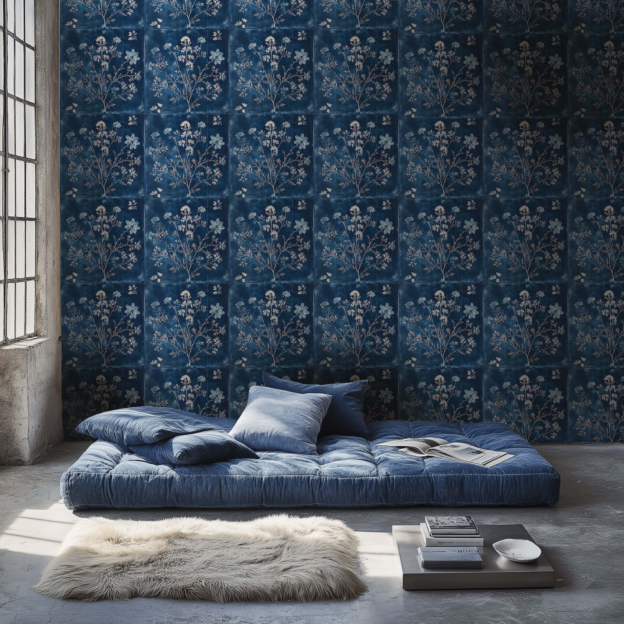 Feuille de papier peint n°11 - Nara Minuit