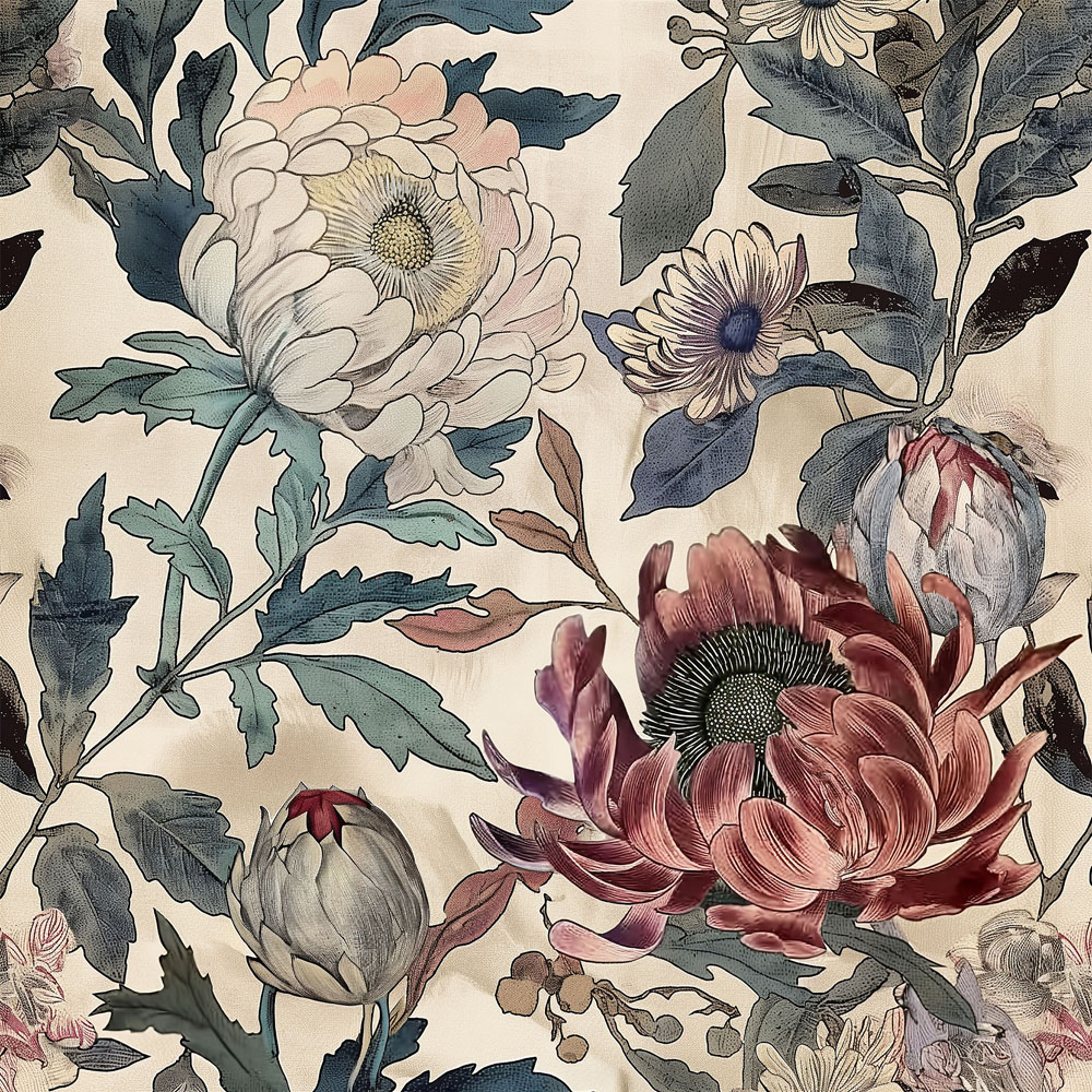 Feuille de papier peint n°11 - Vienna Herbarium