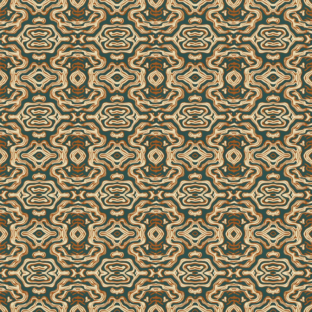 papier peint intissé de 48 x 48 cm, vendu par coffret de 16 feuilles pour couvrir 4 m2 en finition mate ou lessivable