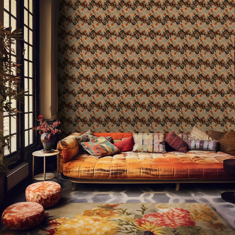 Feuille de papier peint n°4 - Sienna Terra