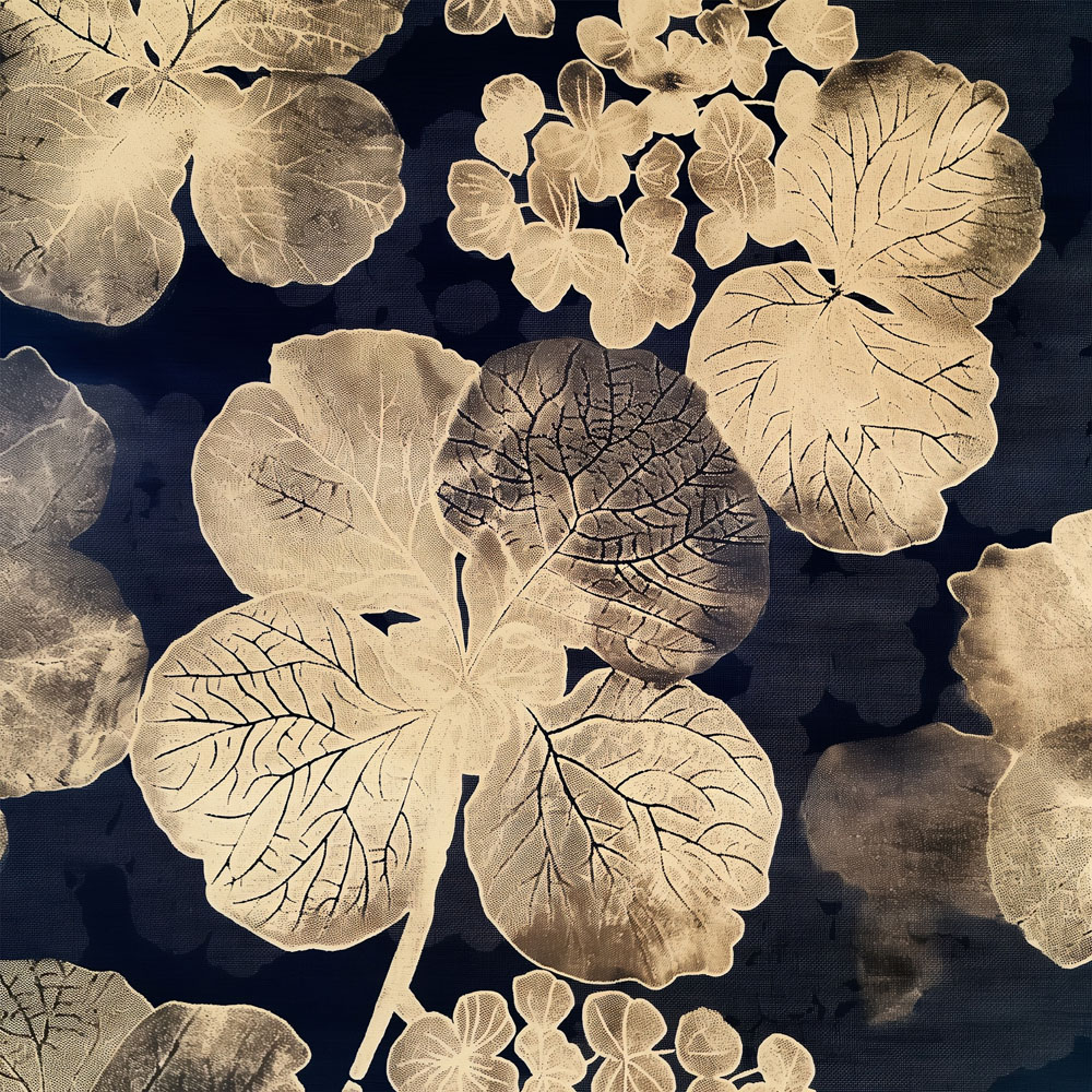 Feuille de papier peint n°4 - Toledo Noir