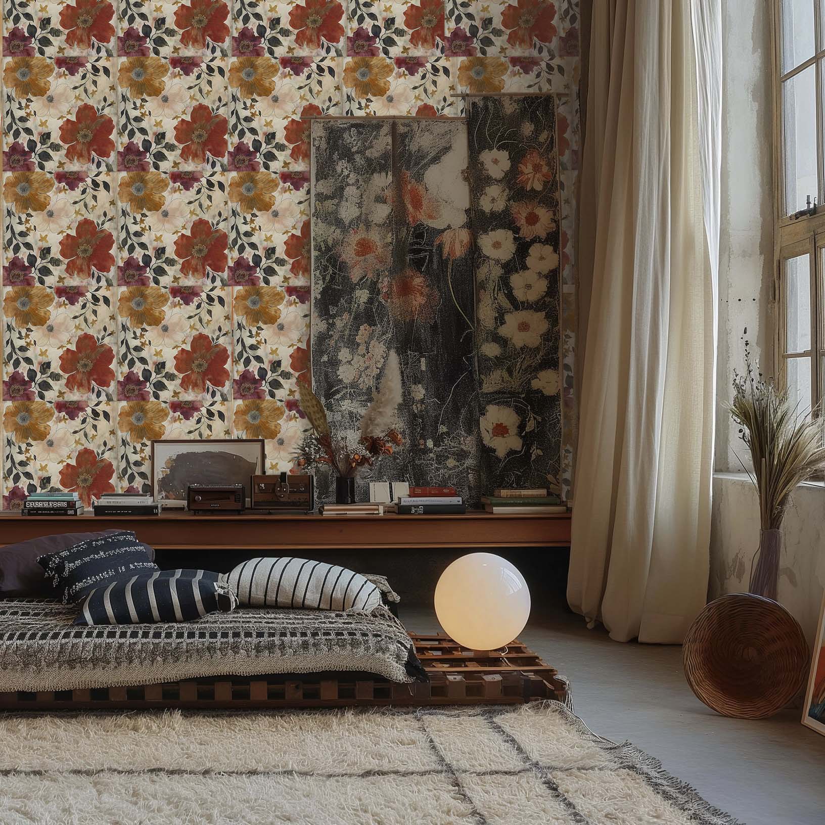 Feuille de papier peint n°5 - Sienna Terra