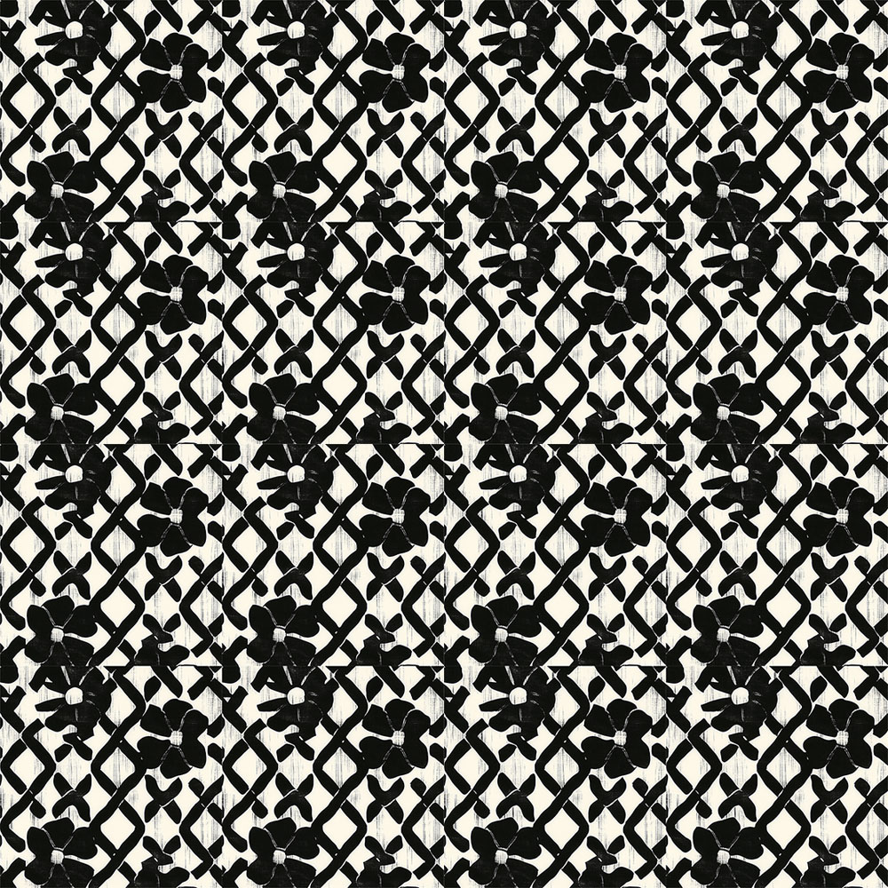 Papier peint intissé de 48 x 48 cm, vendu par coffret de 16 feuilles pour couvrir 4 m2 en finition mate ou lessivable