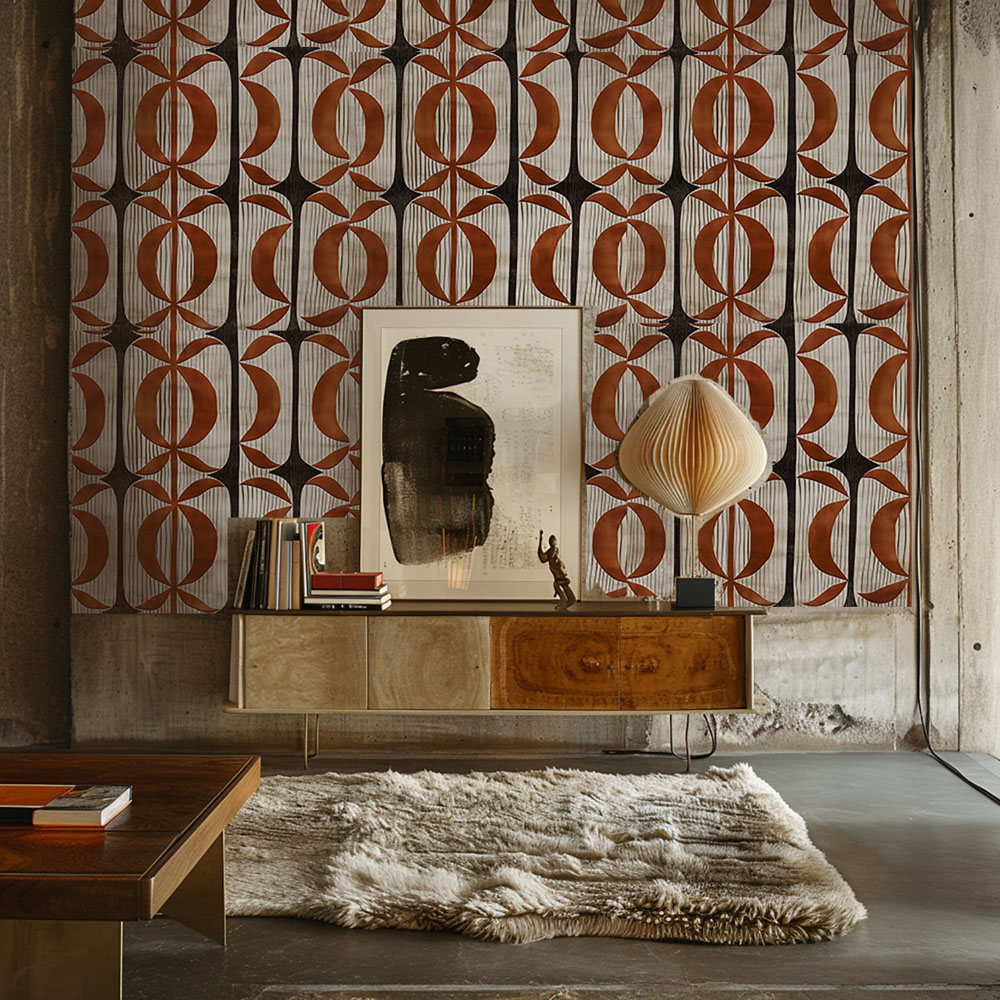 Feuille de papier peint n°7 - Sienna Terra