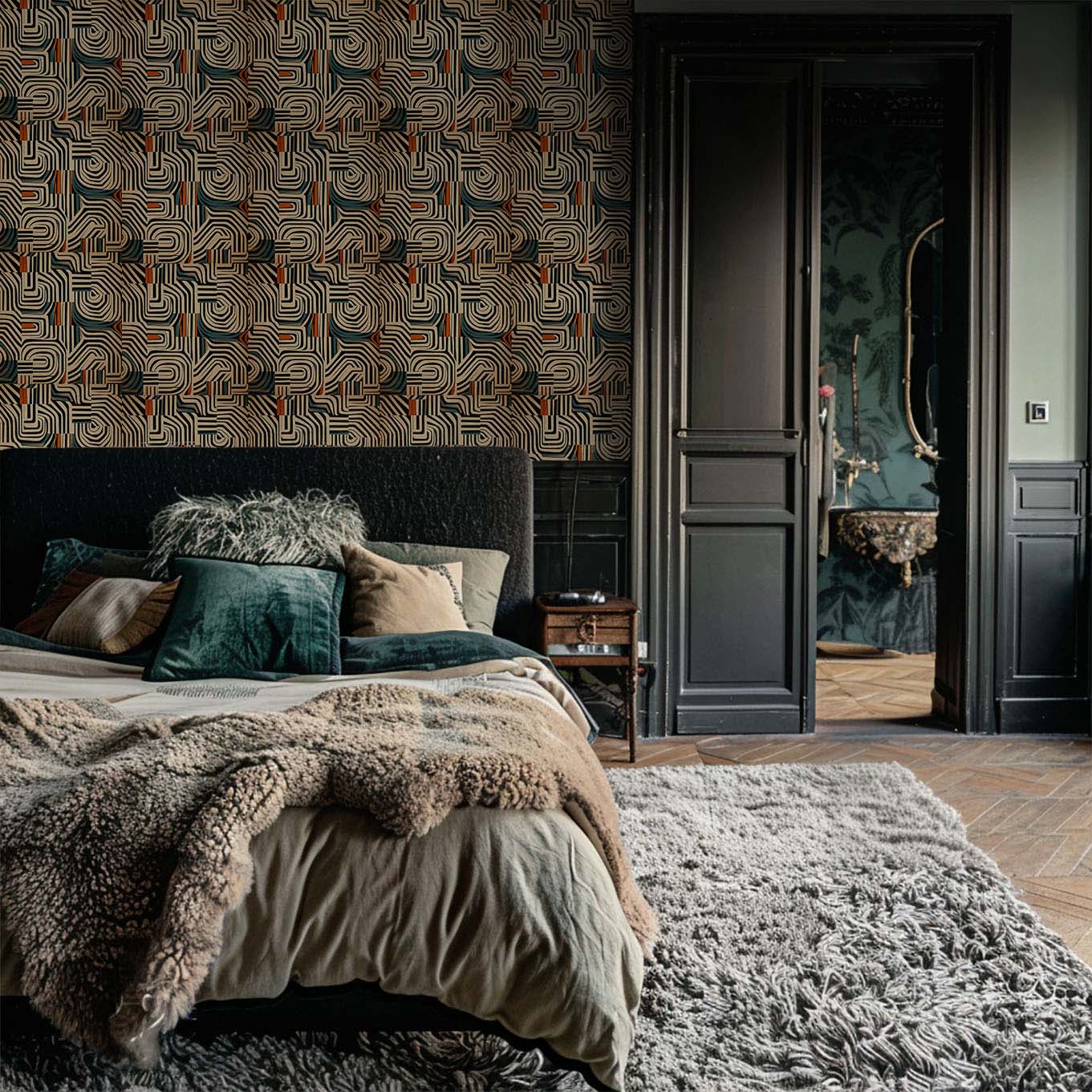 Feuille de papier peint n°8 - Frisco Psyche