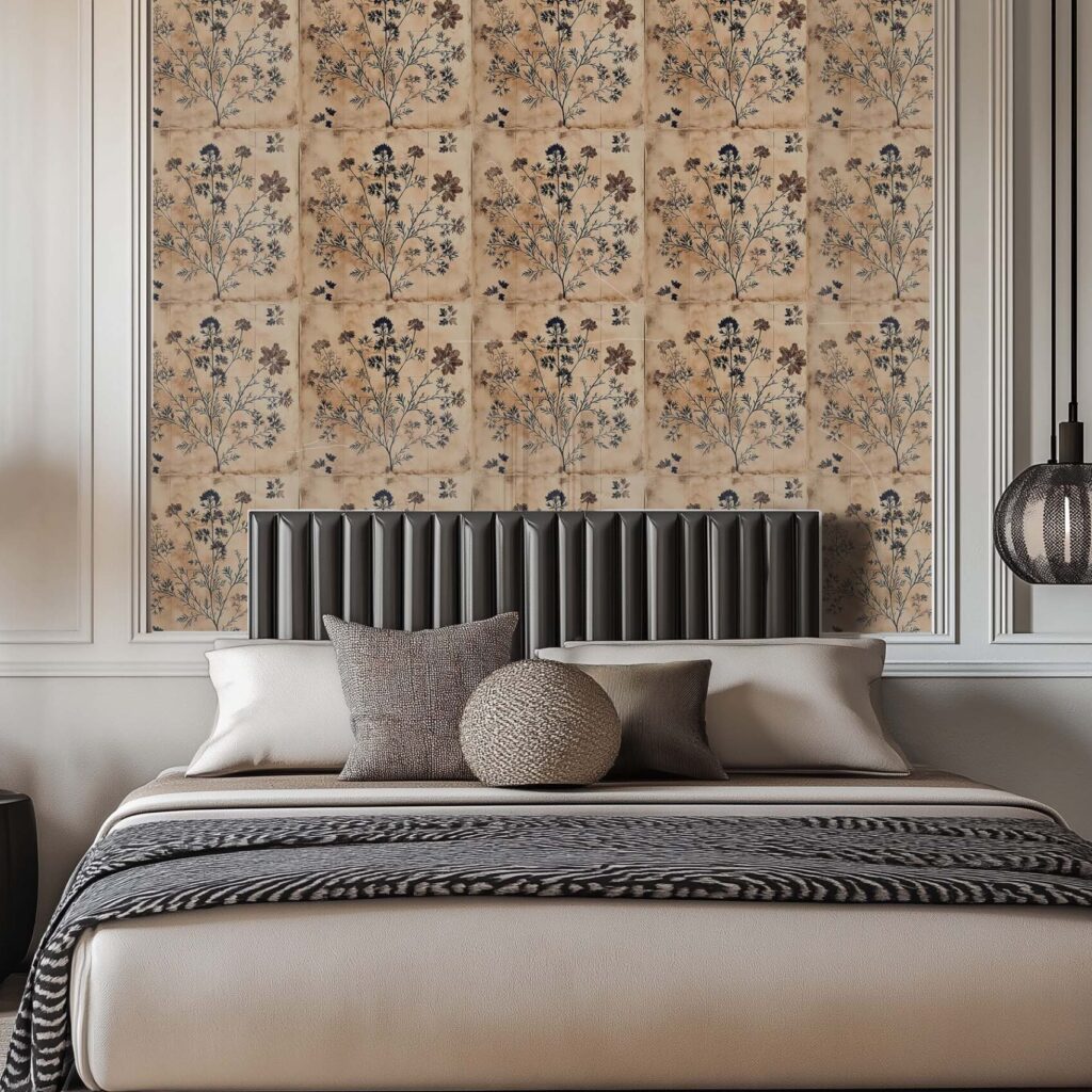 Feuille de papier peint n°9 - Toledo Noir