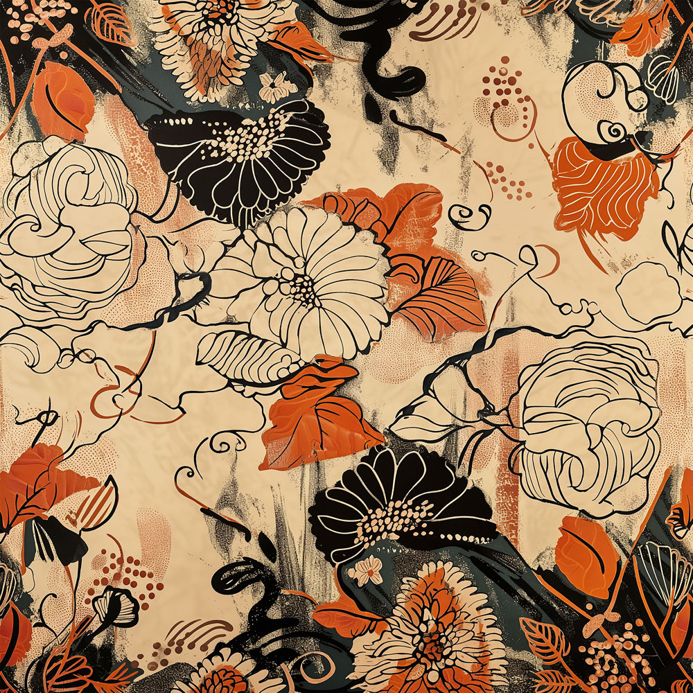 Feuille de papier peint n°4 - Sienna Terra