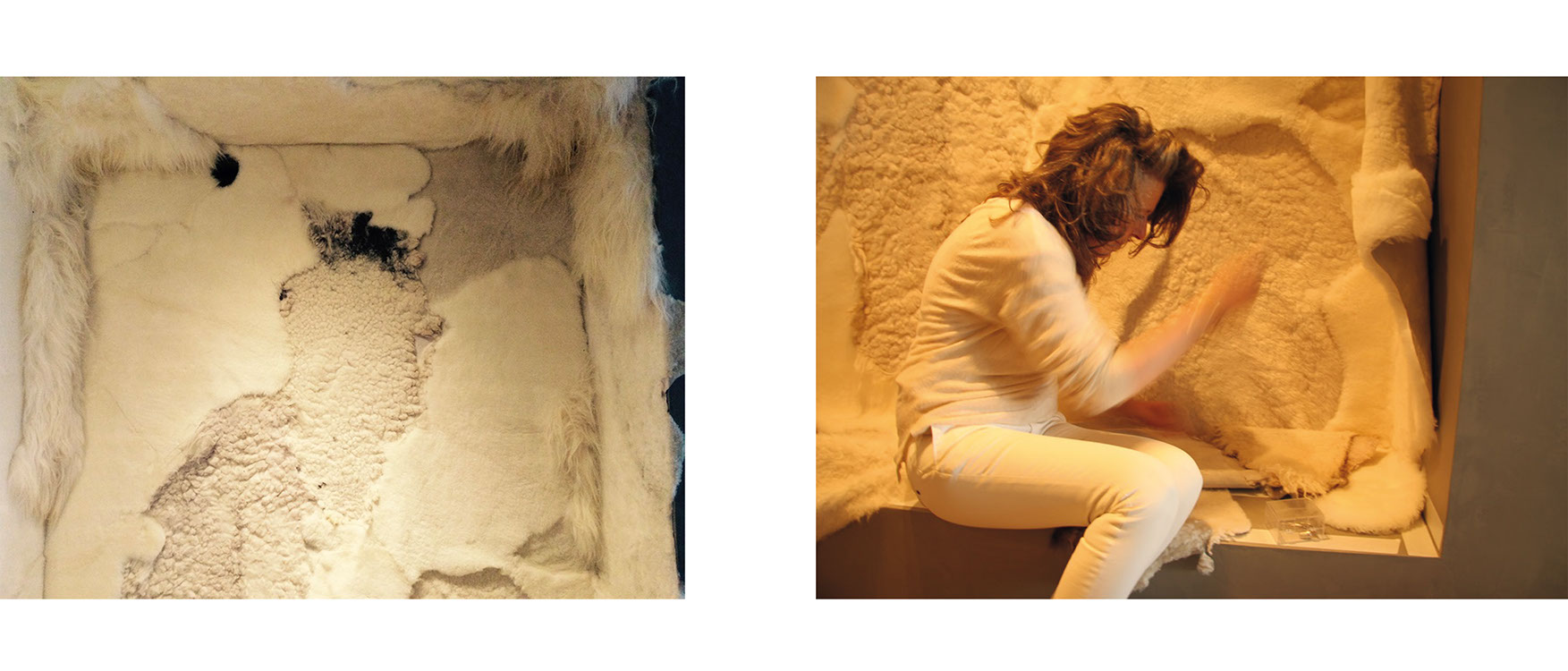 carine boxy dans son atelier