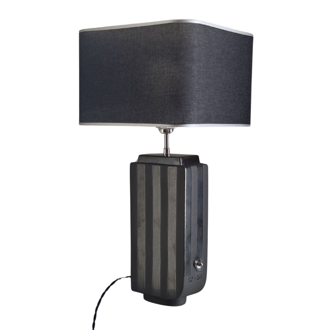 lampe Hepburn noir et chrome