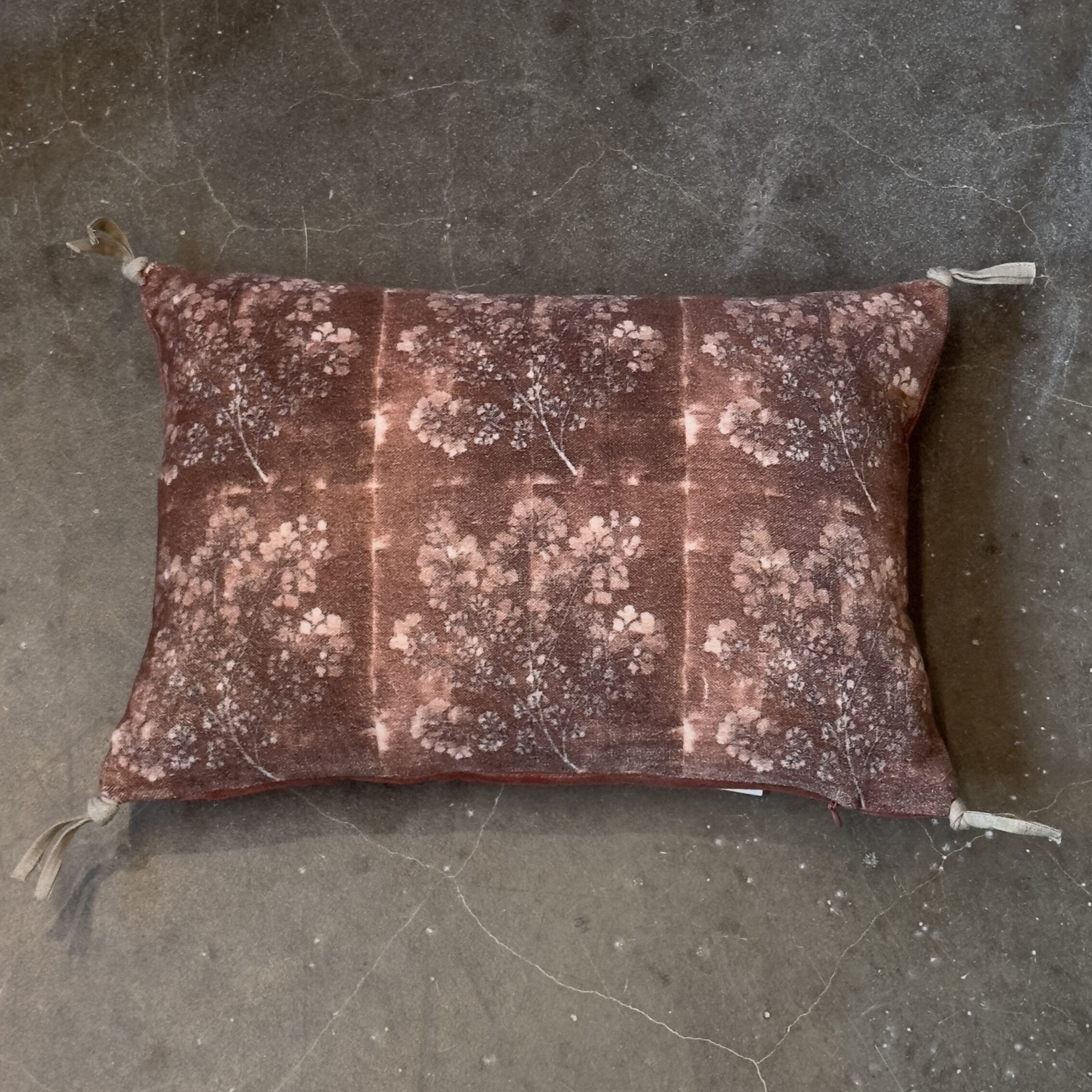 Housse de coussin Herbier Terracotta - petit rectangle