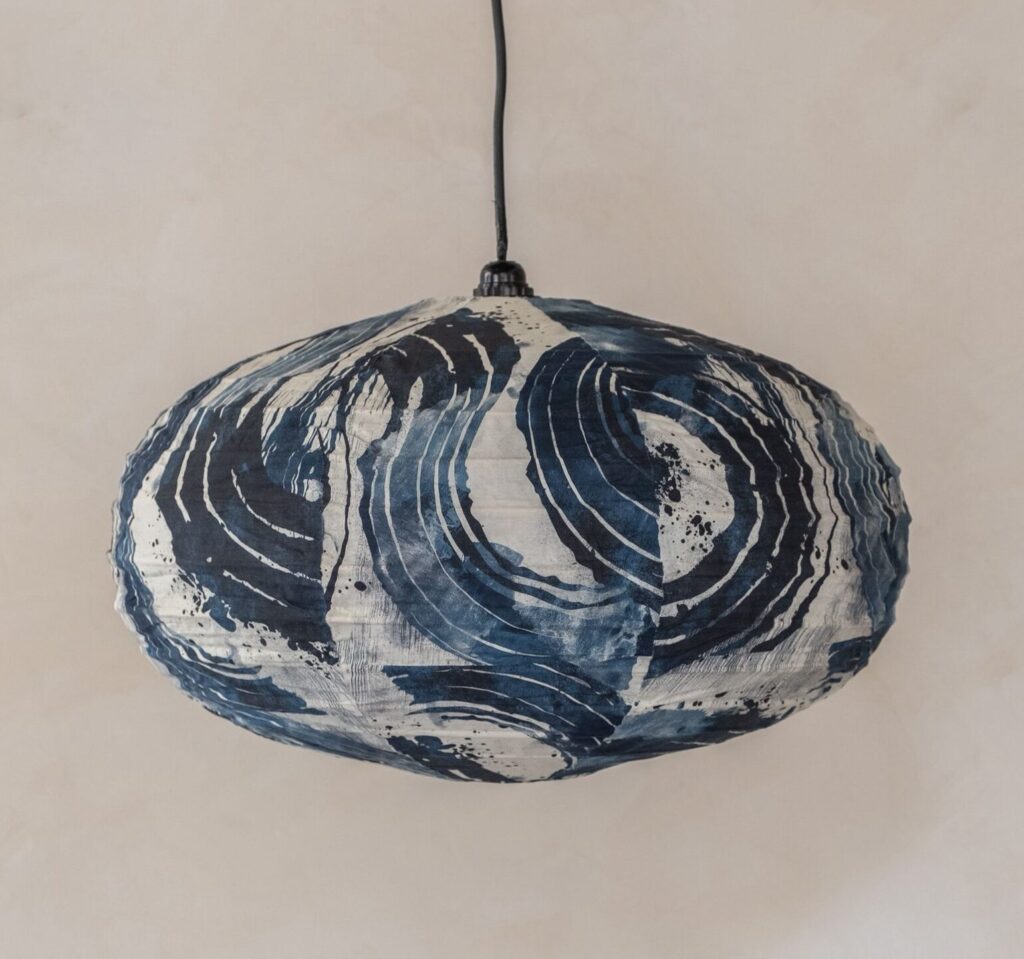 SUSPENSION EN TISSU NARA - Collection Nara Minuit