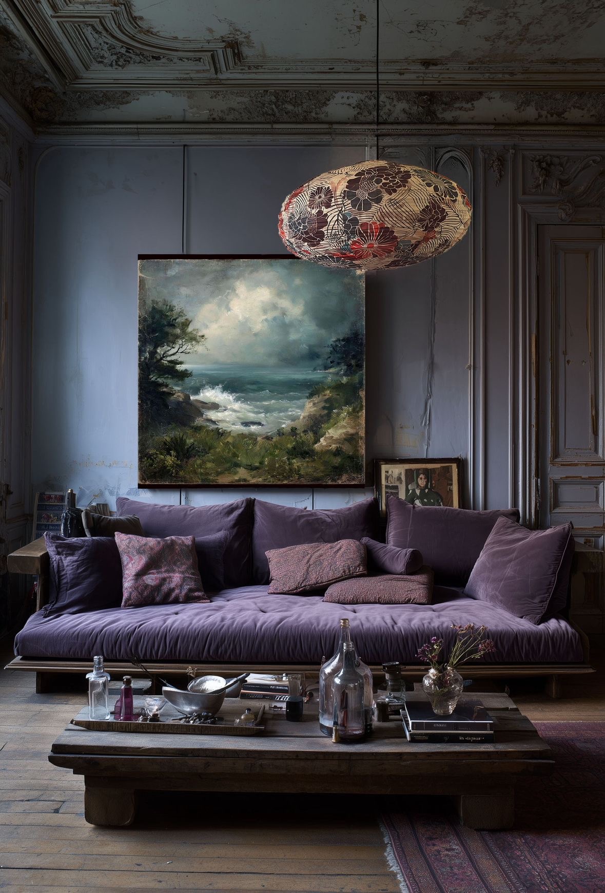 SUSPENSION EN TISSU HERBARIUM - Collection Vienna Herbarium