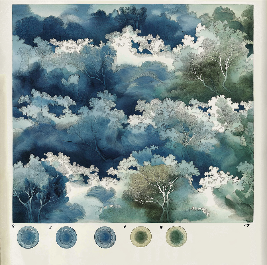 Wallpaper XL n°2 - Venice Céleste