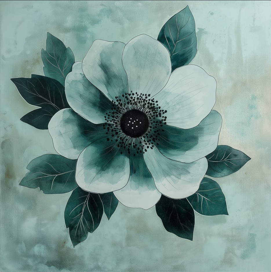 Sheet of wallpaper n°3 - Venice Céleste