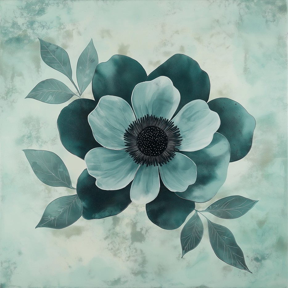 Sheet of wallpaper n°6 - Venice Céleste