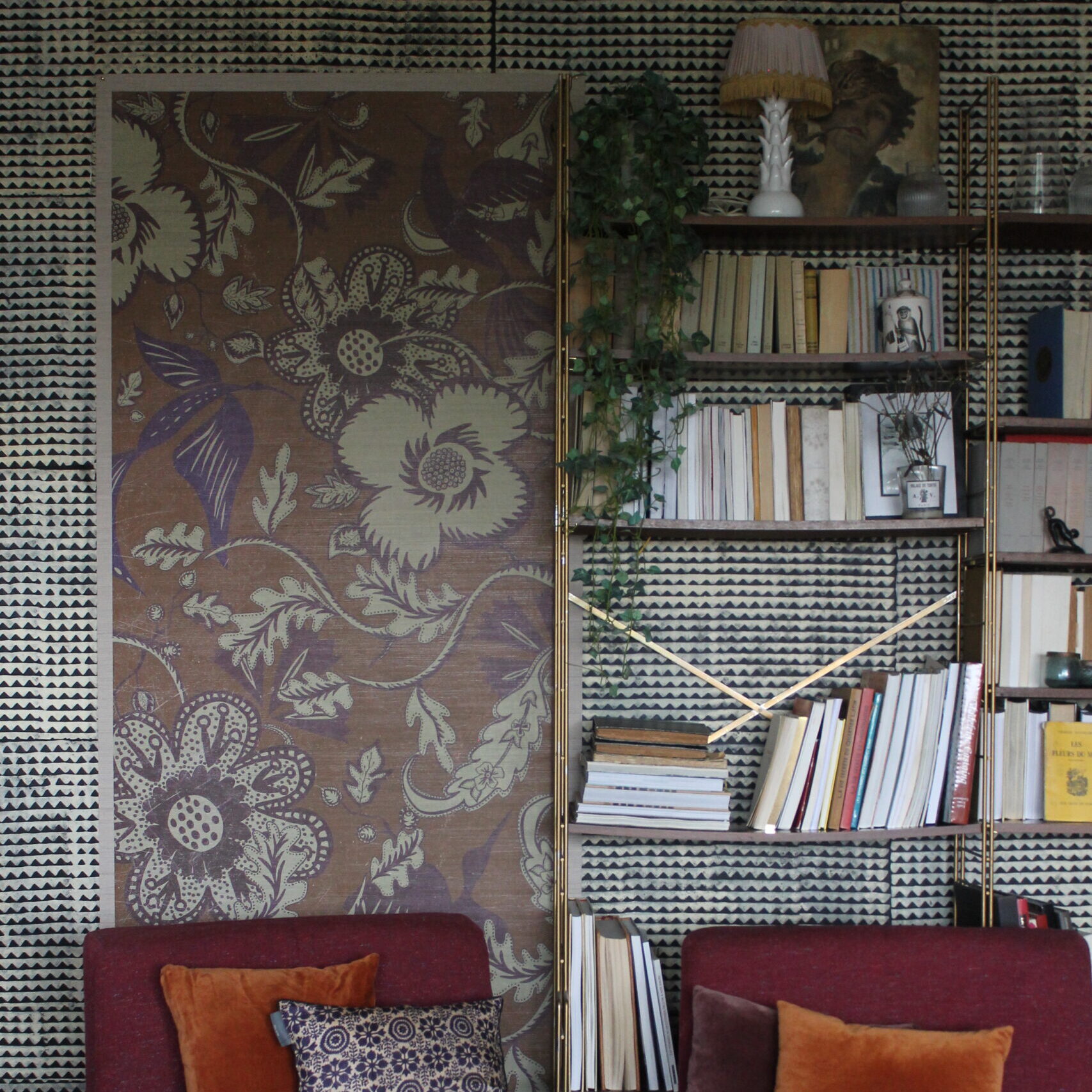 Le chanvre panneau n°2 : L'indienne mauve