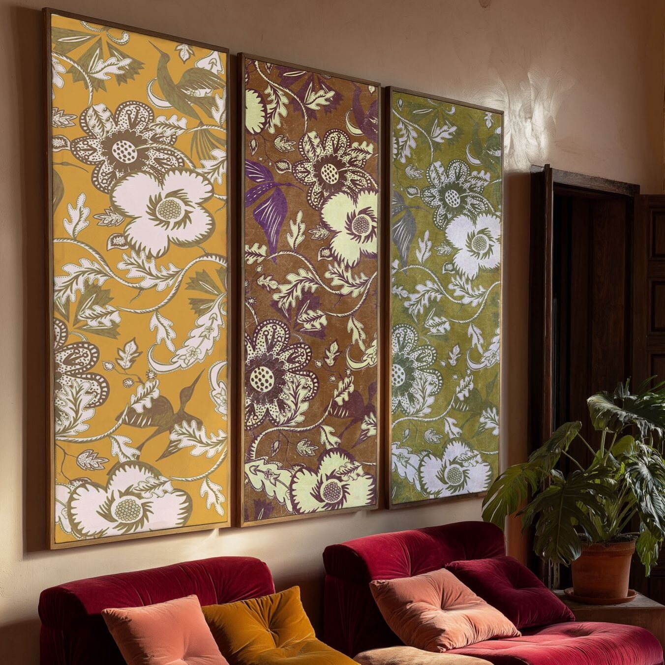 Le chanvre panneau n°1 : L'indienne jaune