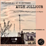 Affiche pour l'exposition et le vernissage Aude Joli Jour -