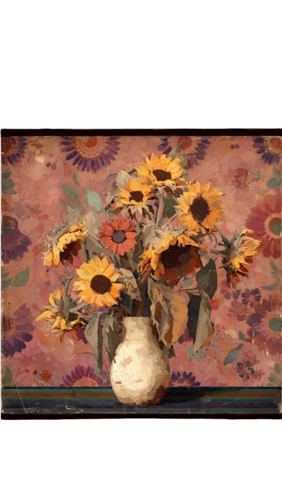 Toile vagabonde n°4 : Sunflowers