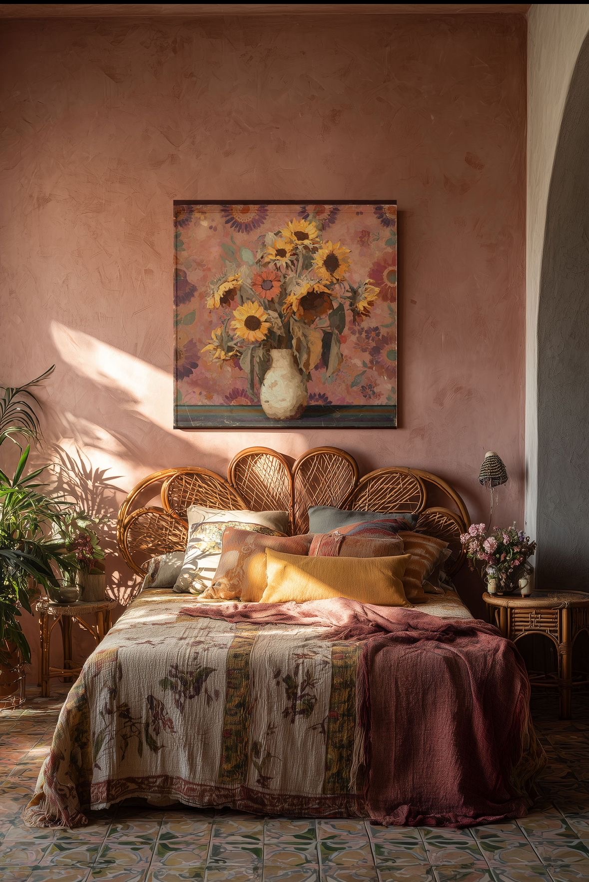 Toile vagabonde n°4 : Les tournesols